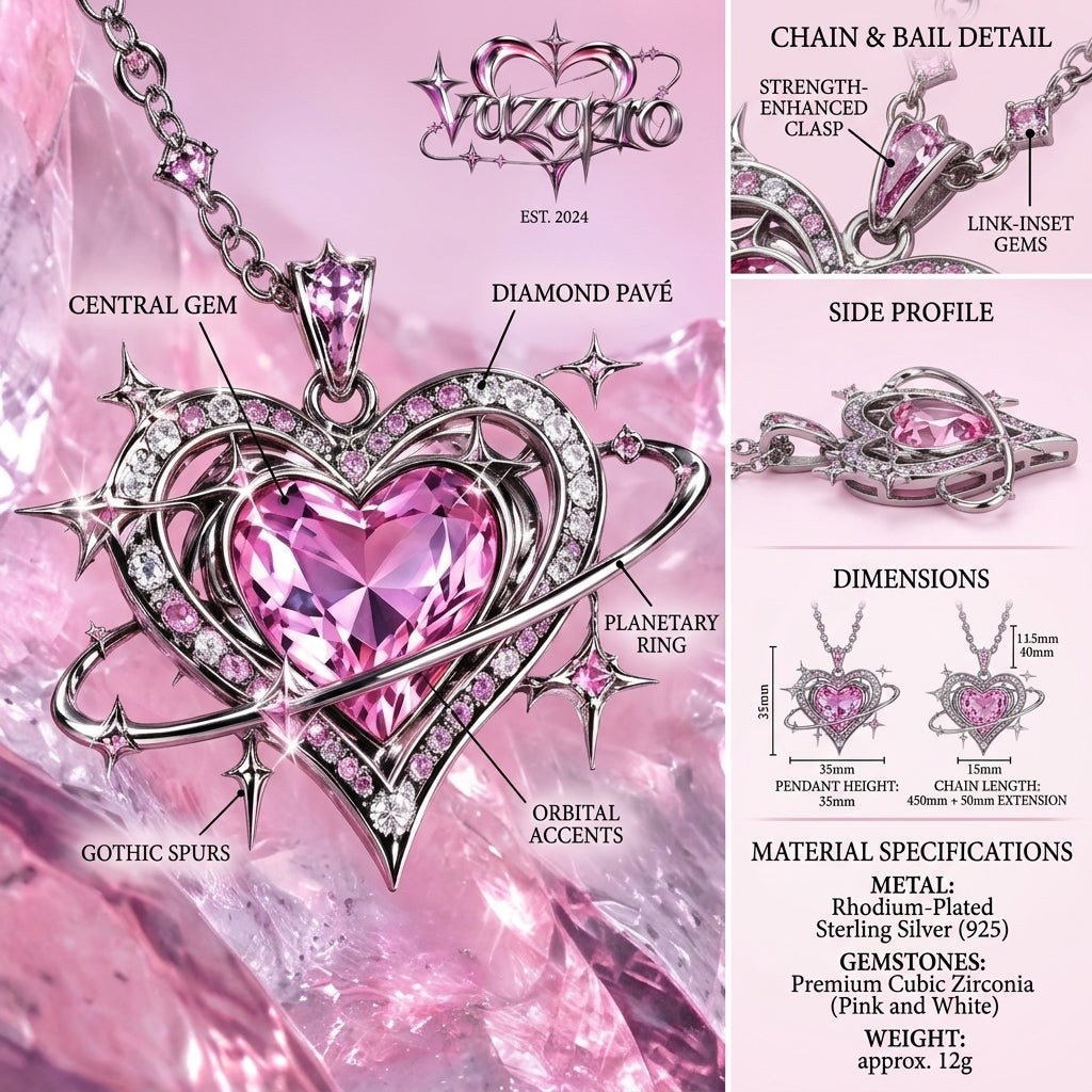 Heart Star Statement Necklace