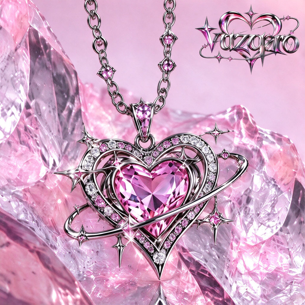 Heart Star Statement Necklace