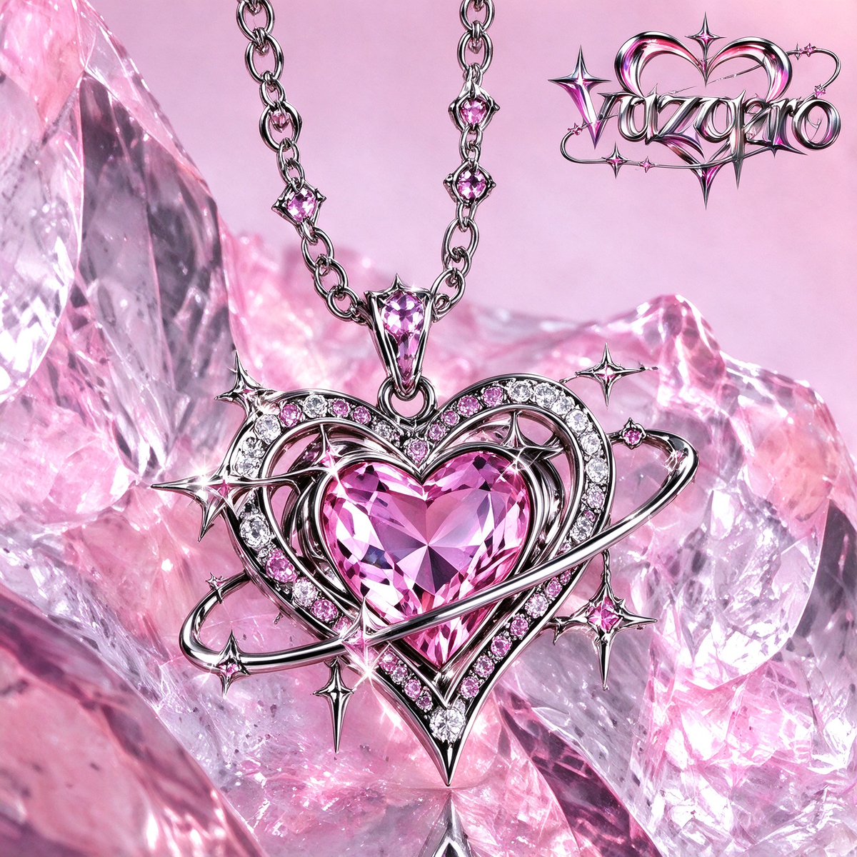 Heart Star Statement Necklace